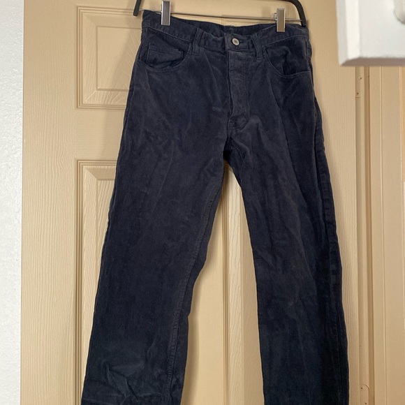 Brandy Melville/John Galt Shanghai Navy Corduroy Pants - Picture 1 of 3